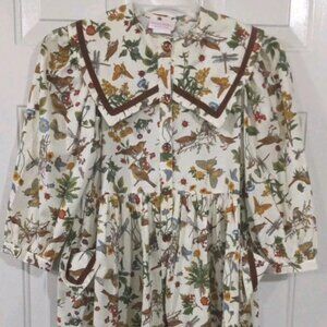 Vintage Girls Floral Wee Clancy Dress Shttps://photos.fife.usercontent.gooize 14